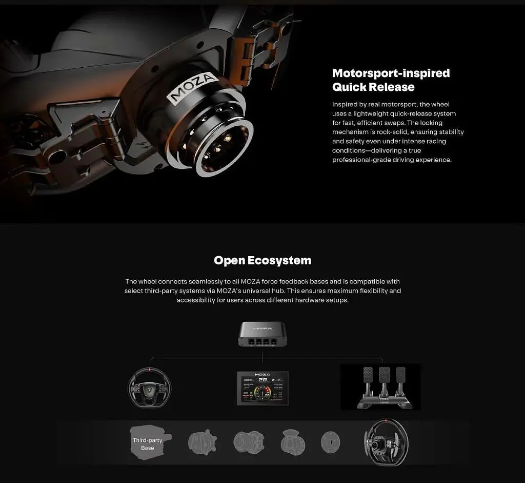 Руль MOZA Racing Lamborghini Revuelto for PC - фото 14