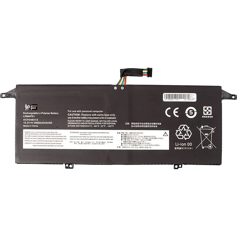 Акумулятор PowerPlant для ноутбуків LENOVO ThinkBook 13x ITG (L20M4PD1) 15.2V 2900mAh (NB482481) - фото 2