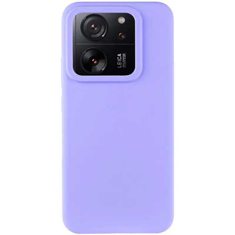 Чехол Silicone Cover Lakshmi (AAA) для Xiaomi 13T / 13T Pro Сиреневый / Dasheen - фото 2