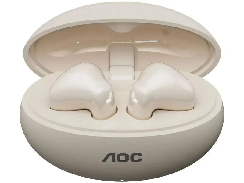 Наушники TWS AOC ACT1501WT White - фото 3