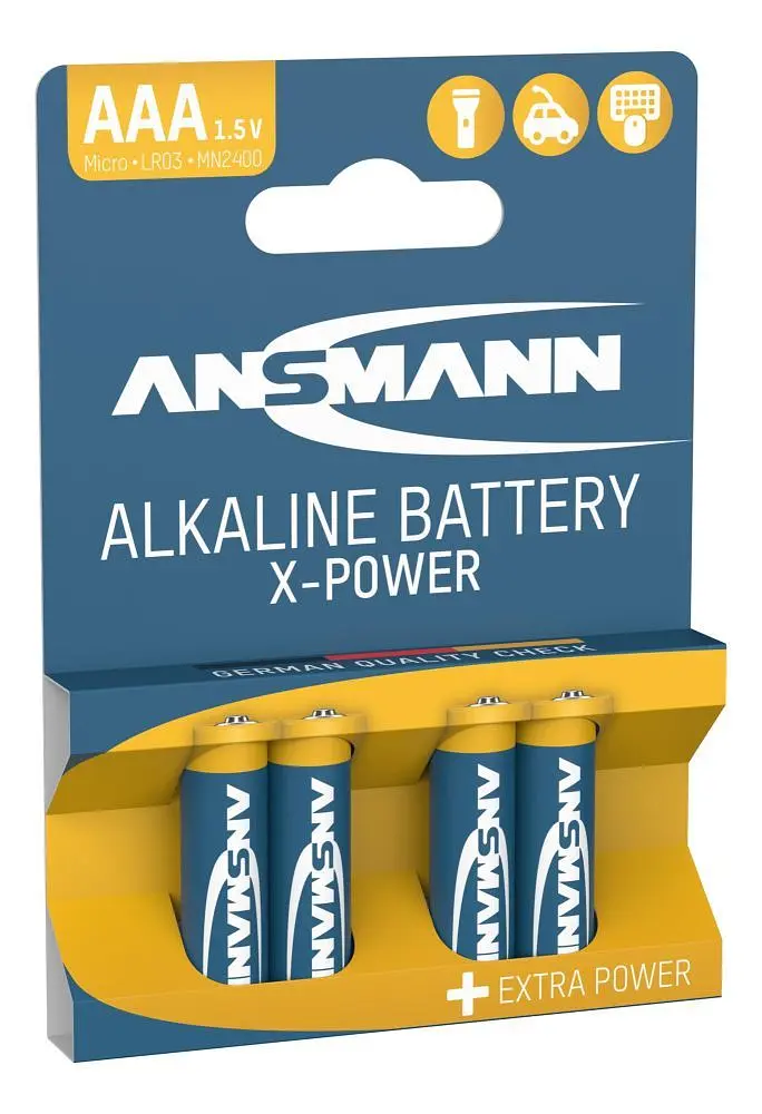 Батарейка Ansmann X-Power AAA/LR03 BL 4шт (5015653) - фото 4