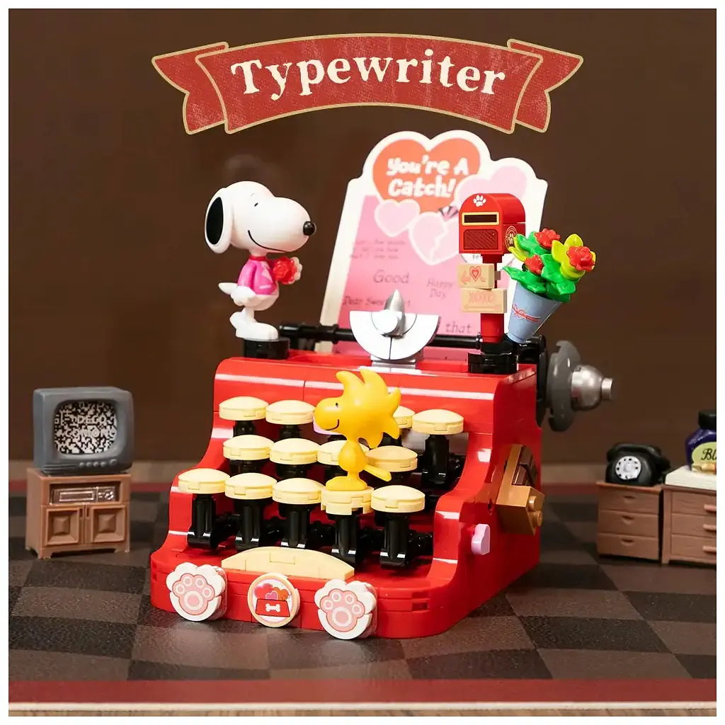 Конструктор Pantasy Snoopy Друкарська машинка (86913) - фото 2