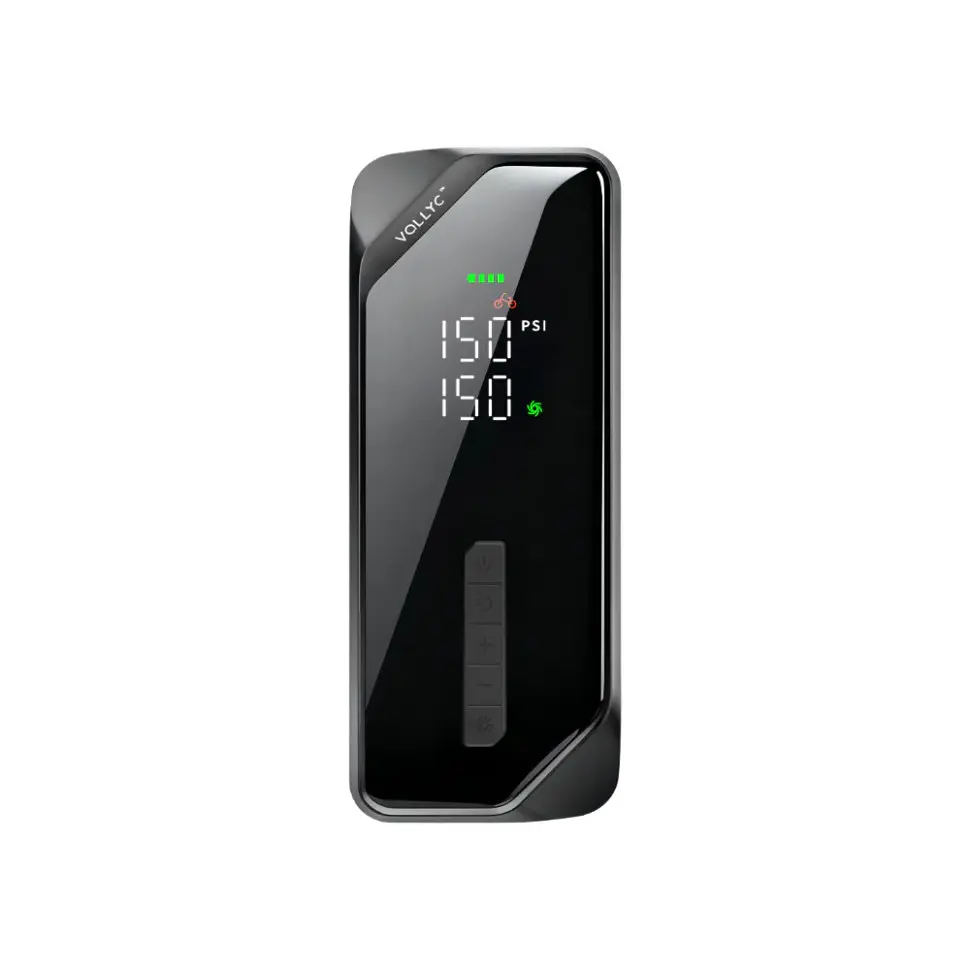 Насос-фонарь-powerbank автомобильный Vollyc Evo Tire Pump by Flextail, 150 PSI, 1500 mAh