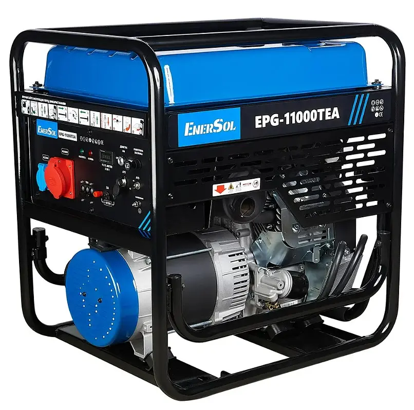 Бензиновый генератор EnerSol 10/11 кВт 3-фазный EPG-11000TEA - фото 5