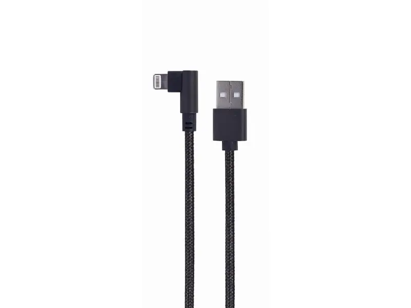 Кабель Cablexpert USB 2.0 AM to Lightning 0.2m Black (CC-USB2-AMLML-0.2M) - фото 2