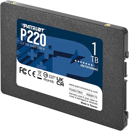 SSD 2.5" накопичувач Patriot P220 1TB (P220S1TB25) - фото 2