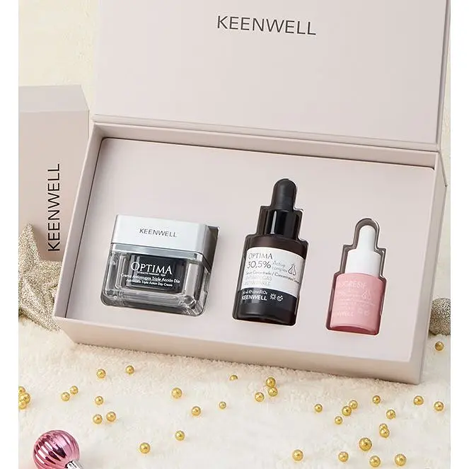 Набор для лица Keenwell Snow Drops Optima активное омоложение: дневной крем + сыворотка-концентрат для лица + сыворотка-концентрат вокруг глаз - фото 2