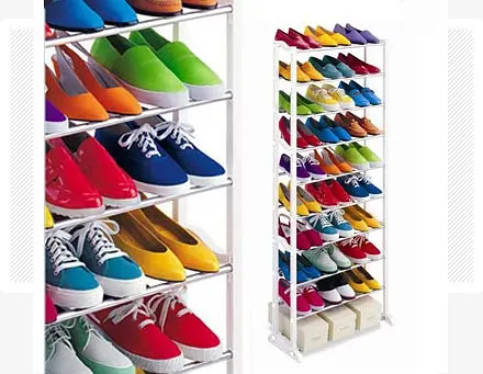 Органайзер полиця для взуття Amazing shoe rack + Вішалка для одягу - фото 3