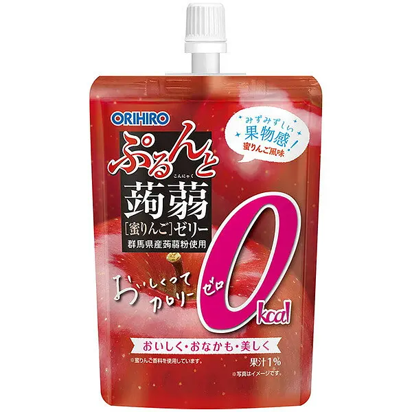 ORIHIRO Purunto Konjac Jelly питне безкалорійне конняку-желе (медове яблуко), 130 г
