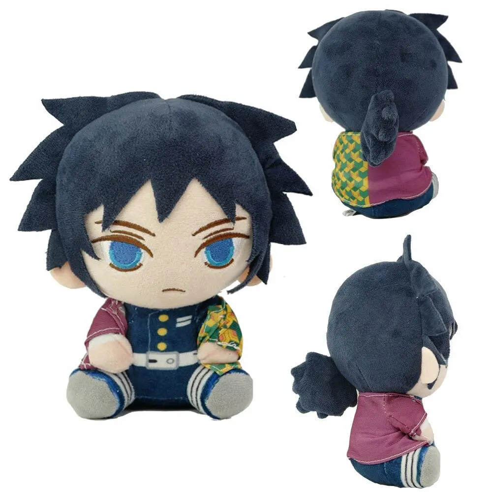 Мягкая игрушка Клинок рассекающий демонов Гию Томиока Demon Slayer Kimetsu no Yaiba Tomioka Giyū 20 см P DS 22 - фото 2