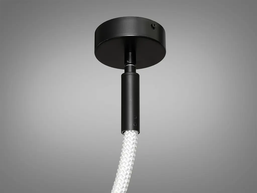 Люстра стельова LED Diasha 9610-2000BK Шланг, 22W, чорний, для коридору, вітальні, спальні, кафе, ресторану - фото 3
