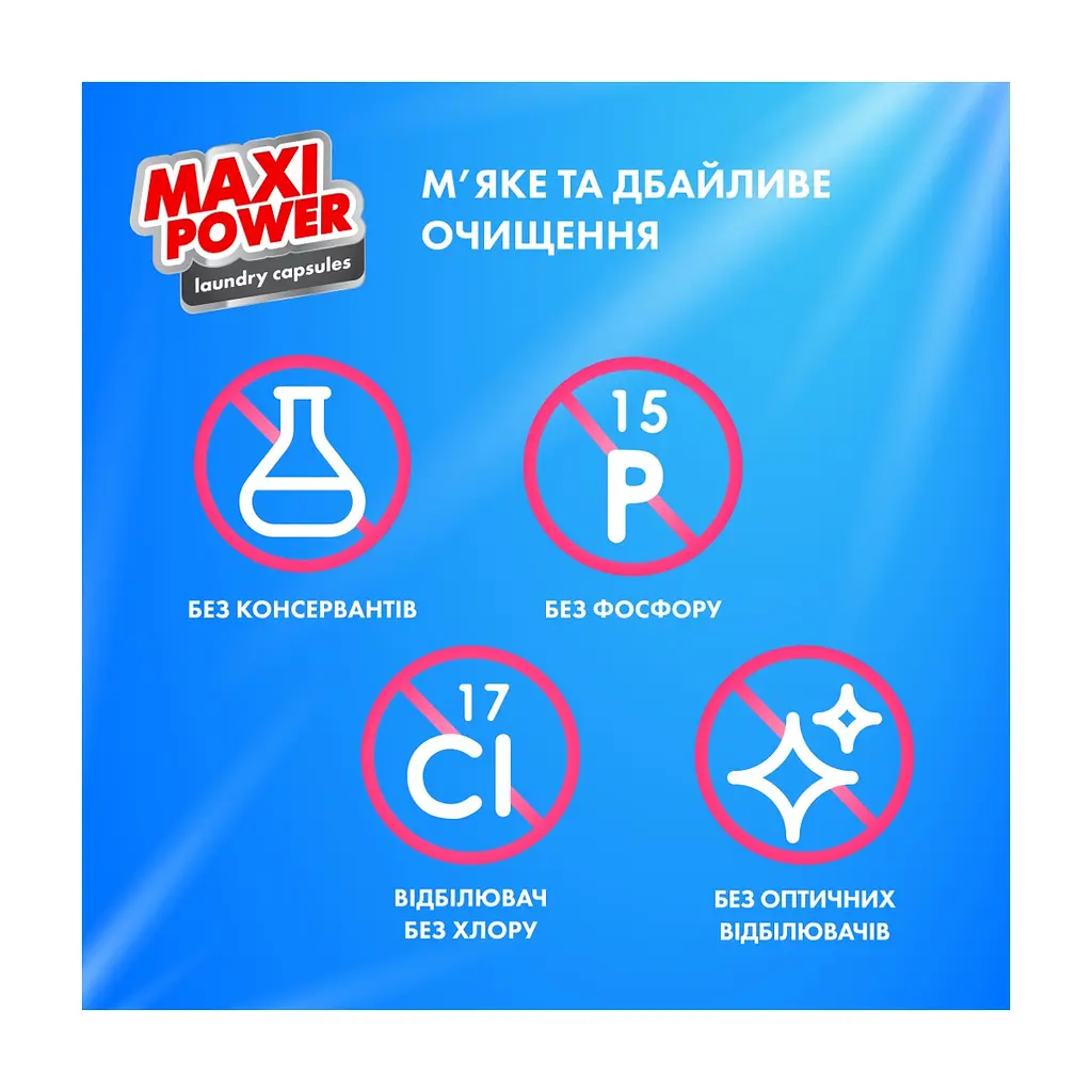 Капсули для прання Maxi Power Freshness 11 шт. (4823098414964) - фото 5