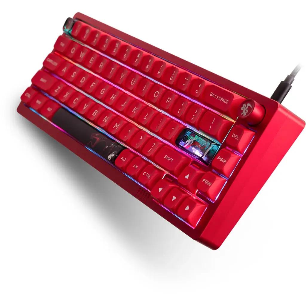 Клавіатура Thunderobot VIC68 Gateron Magnetic Jade Pro Switch Red USB UA (6932066317218) - фото 2