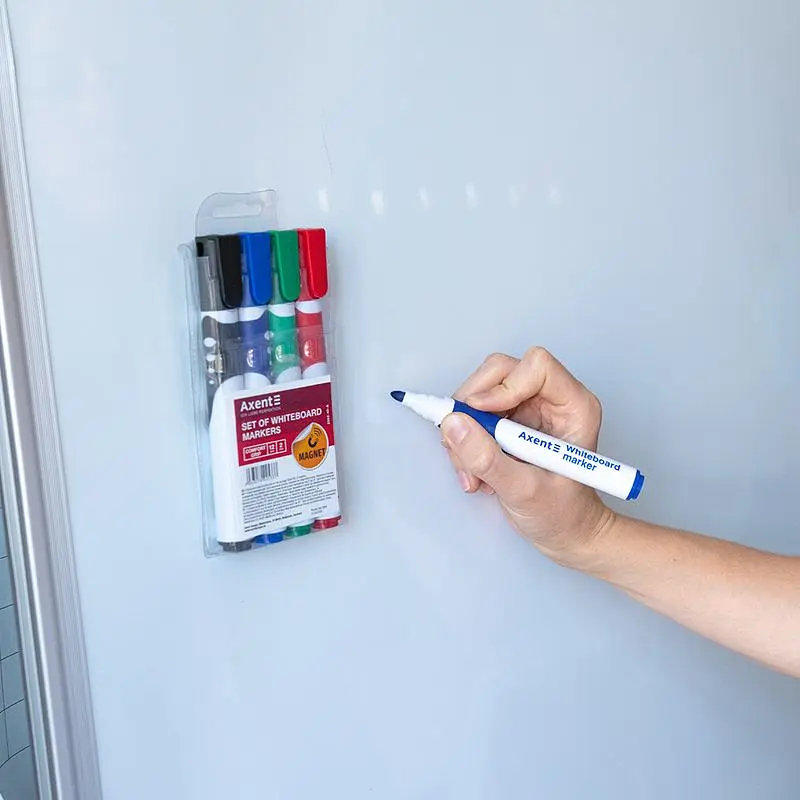 Маркер Axent Whiteboard Comfort Grip 2552-A 2 мм 4 шт. (2552-40-A) - фото 4