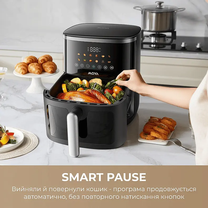 Мультипіч Mova AeroChef FD10 Pro Max Black (MOVA-FD10-PMAX-B) - фото 7