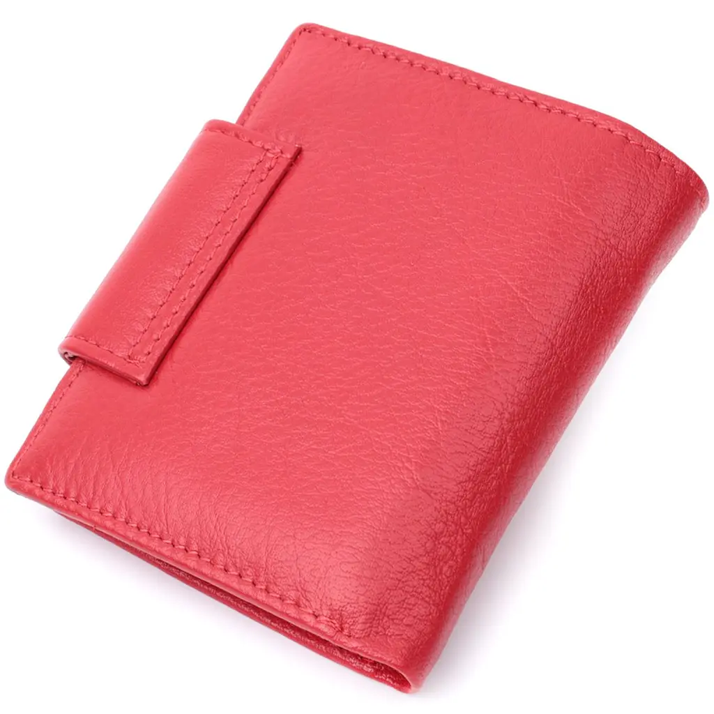 Жіночий гаманець вертикального формату із натуральної шкіри ST Leather 22704 червоний - фото 2