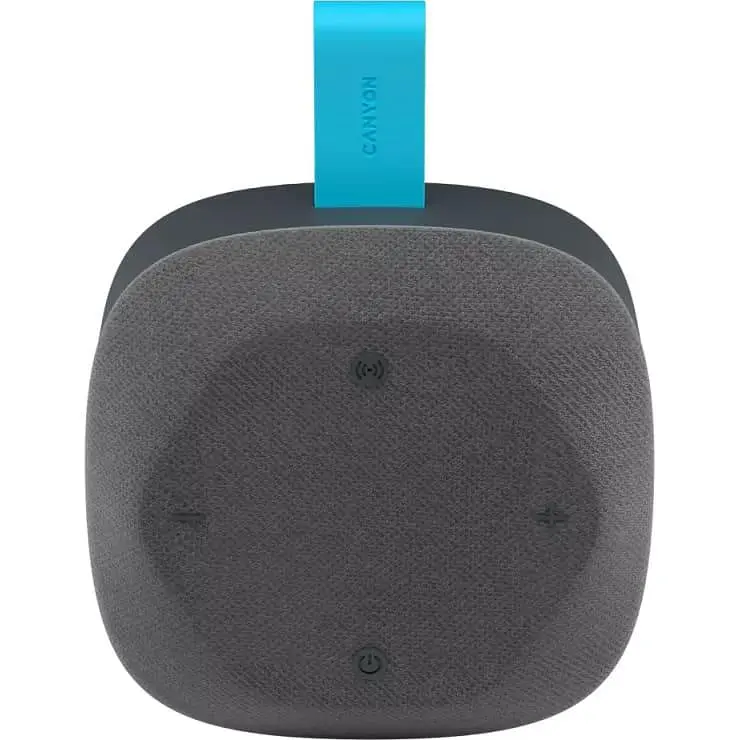 Портативна акустика Canyon HEXAGON 10 TWS 8W IPX5 Grey Blue (CNE-CBTSP10GB) - фото 3