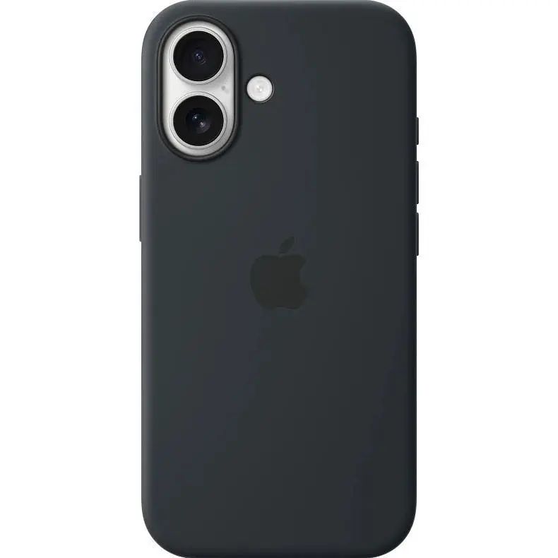 Чохол Silicone Case with Button, Animation & MagSafe для Apple iPhone 17 Black AAA [149940] - фото 2