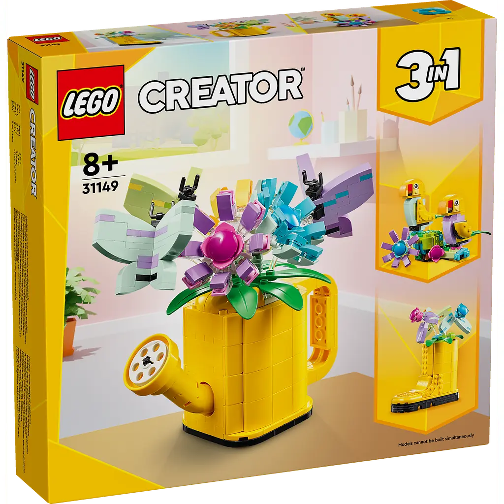 Уценка. Конструктор LEGO Creator Цветы в лейке 420 детали (31149) - фото 2