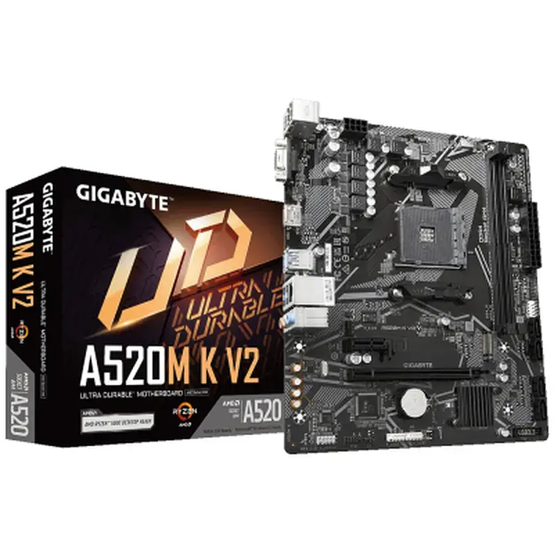 Материнська плата GIGABYTE A520M K V2 - фото 4