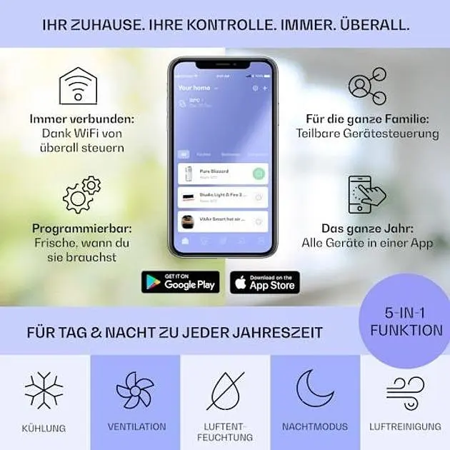 Кондиціонер мобільний Klarstein Kraftwerk Smart 12K (10035739) - фото 3