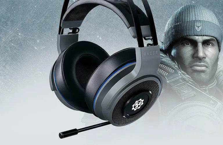 Гарнітура Razer Thresher XboxOne Gears of War 5 Ed. WL Grey/Black (RZ04-02240200-R3M1) - фото 2