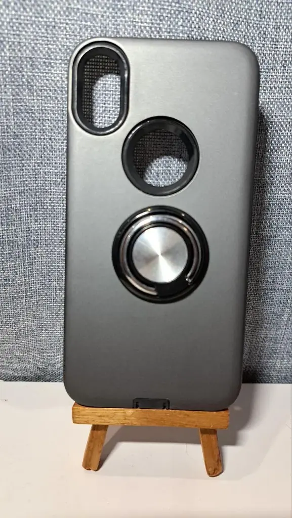Чехол-накладка Hoco Car Mount с держателем для iPhone X iPhone XS Black - фото 2