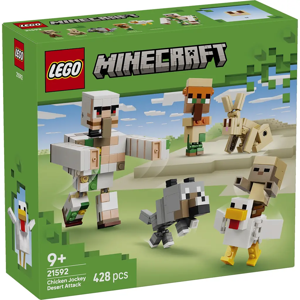 Конструктор LEGO Minecraft Курячий Жокей: атака в пустелі (21592) - фото 3