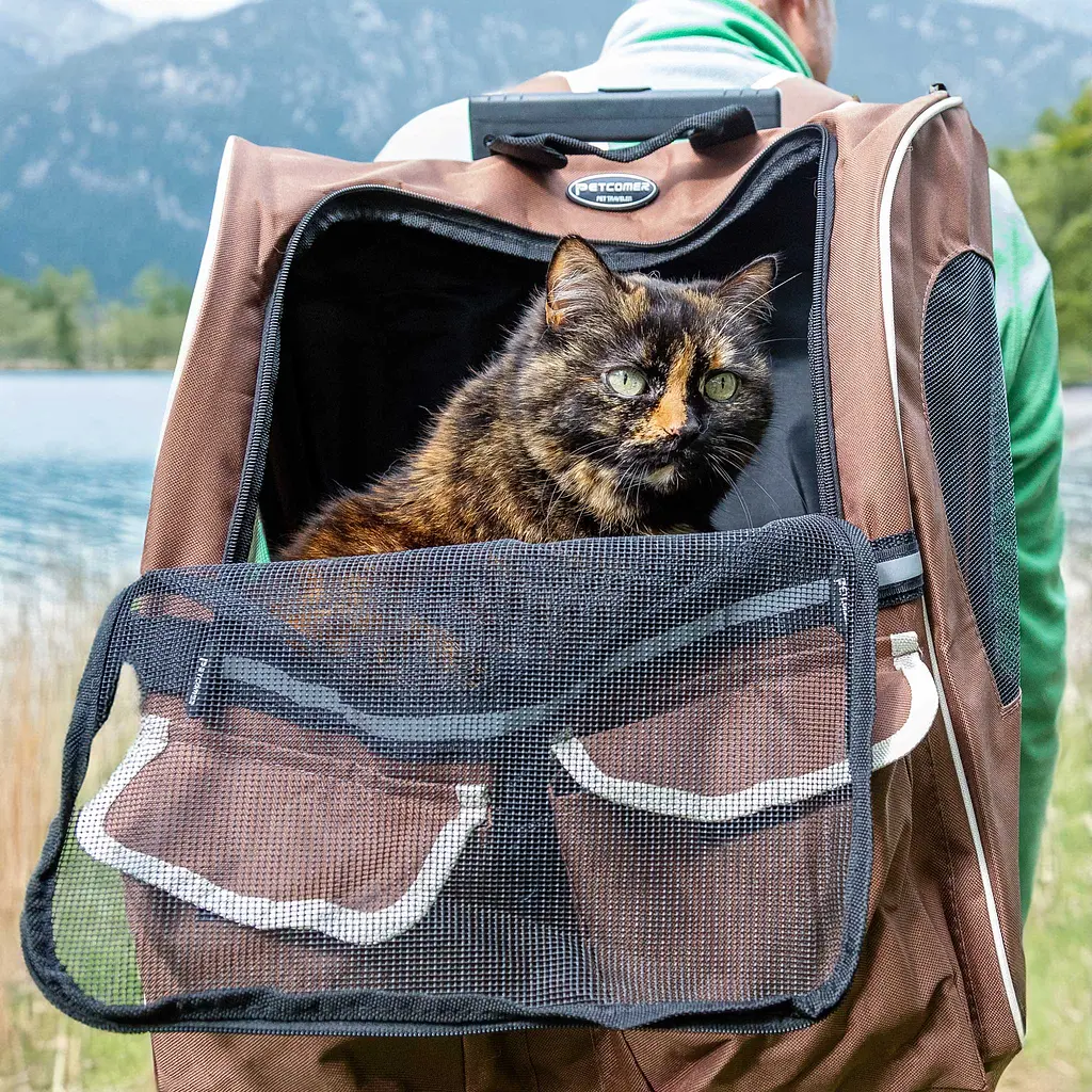 Рюкзак-візок для домашніх тварин SenFul PetComer 3-In-1 Pet Trolley - фото 6