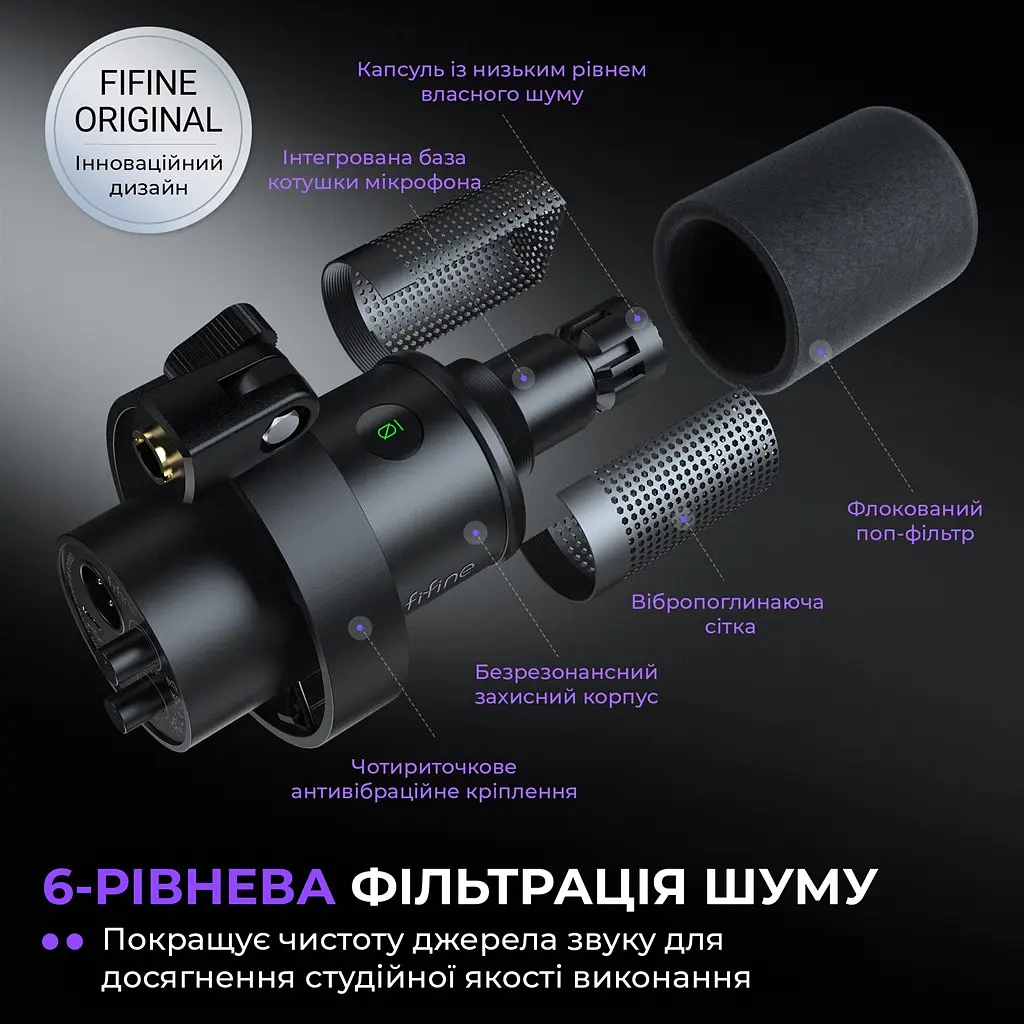 Мікрофон Fifine K688CT - фото 6