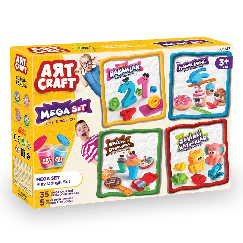 Набір для творчості Dede Art Craft Mega з тіста 200 г (3617) - фото 5