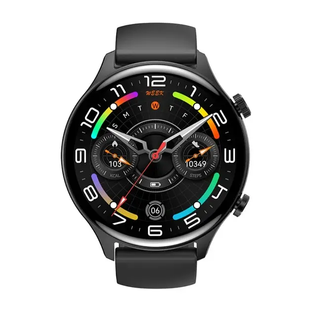 Смарт-годинник XO J14 Round 1.75 inch AMOLED Large Screen Sports Watch Чорний