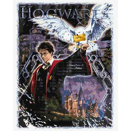 Картина за номерами WB "Harry Potter: Атмосфера магії" 40х50 см