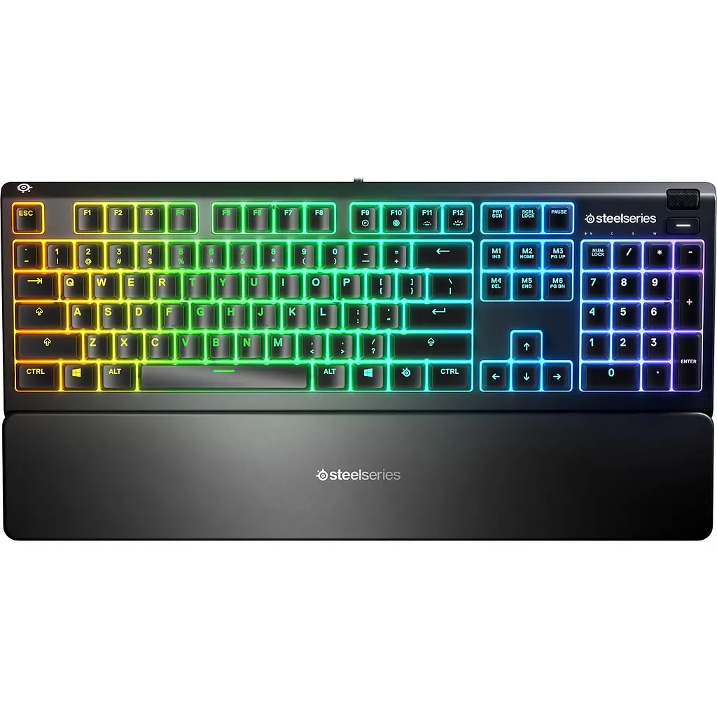 Клавіатура SteelSeries Apex 3 Whisper-Quiet Switches USB Black (64795)