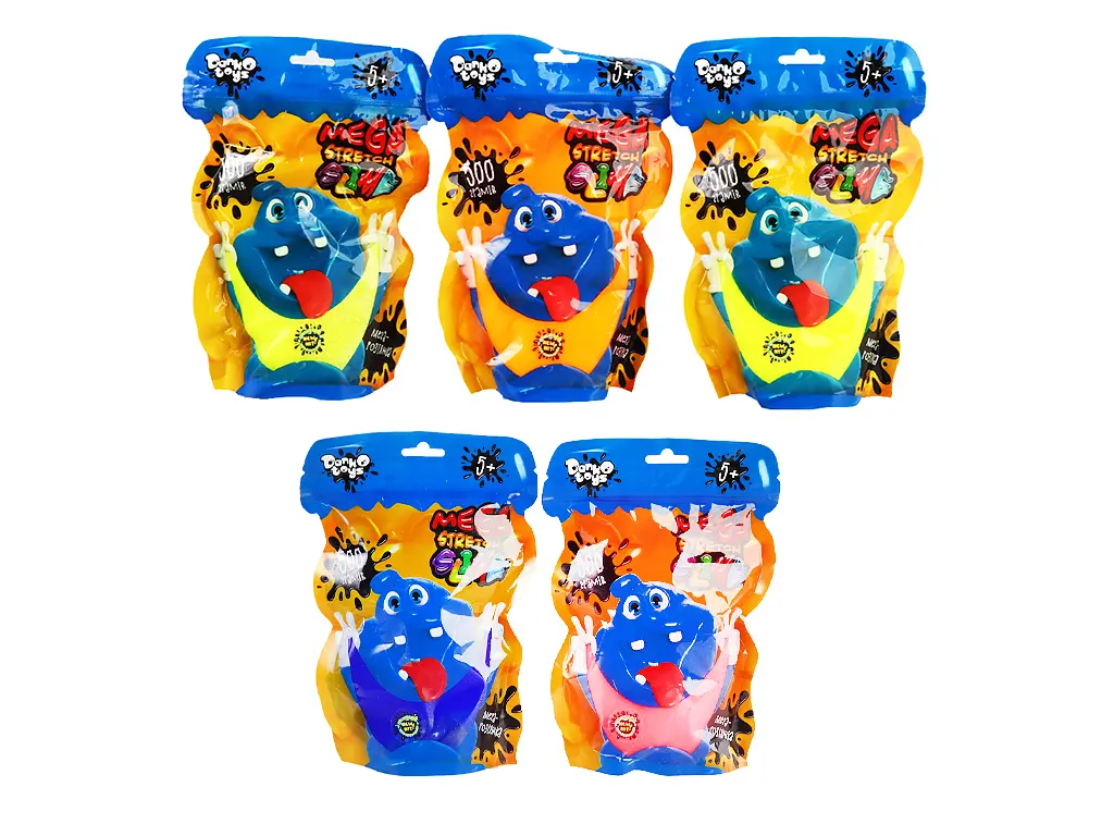 В’язка маса Mega Stretch Slime, пакет, 500 г (українською)/російська, Danko Toys - фото 2
