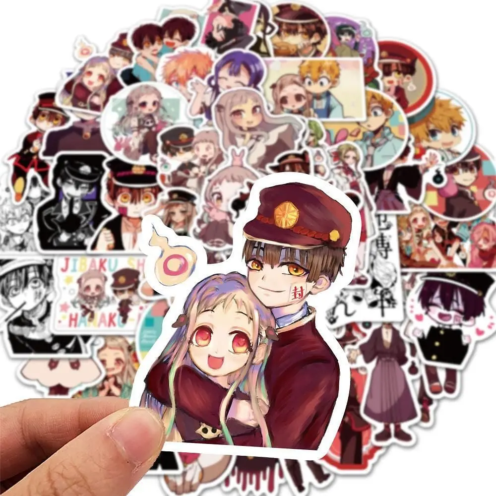 Стікерпак GeekLand Jibaku Shounen Hanako-kun 50 штук - фото 3