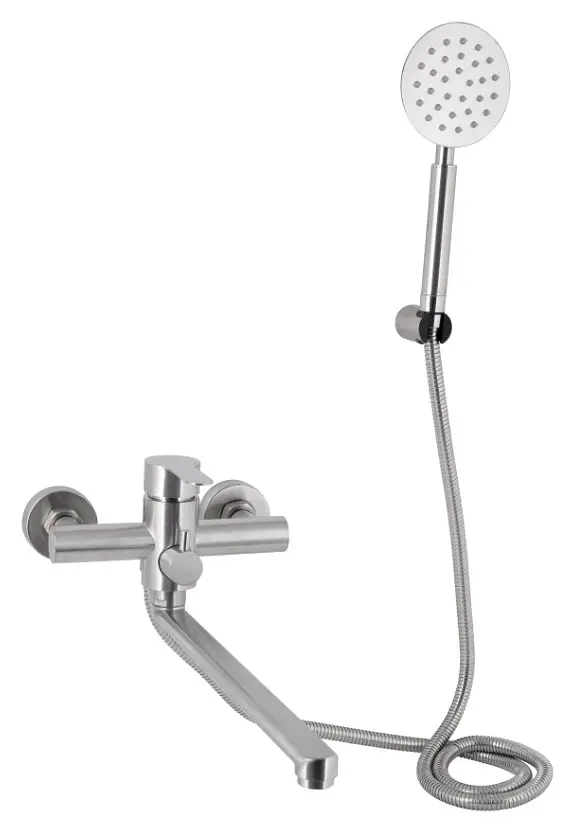 Змішувач для ванни Brinex Pure 005 Nickel BRIPUR005NKL