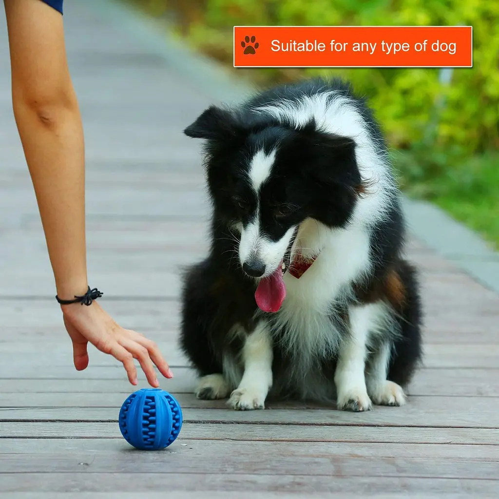 Інтерактивний м'яч для собак Dog Treat Toy Ball - фото 5