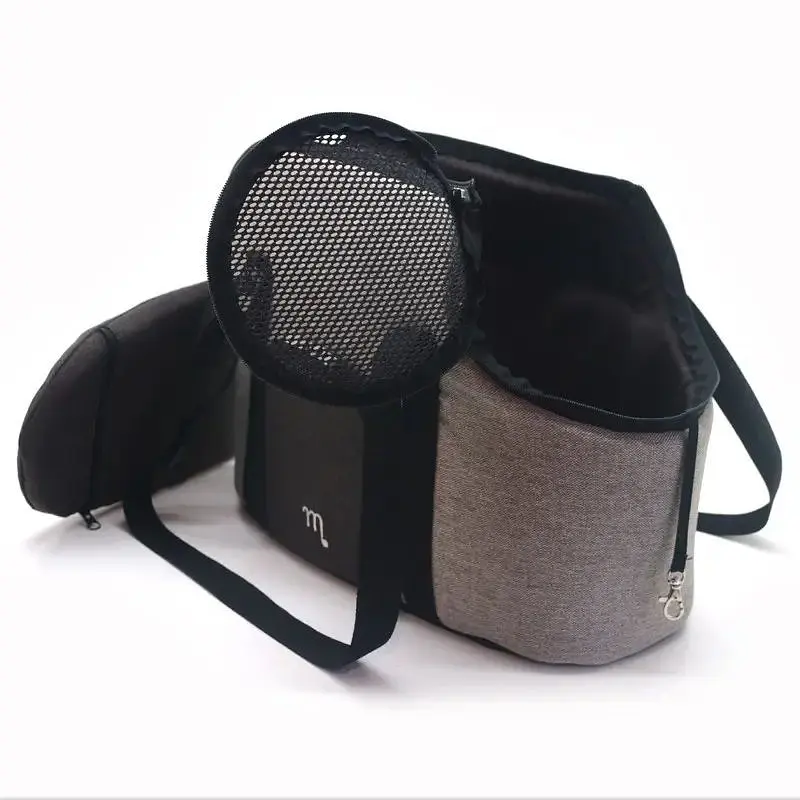 Сумка-переноска Matys Магнус №2, 47х35х27 см, бежева з коричневим - фото 5