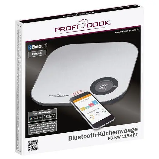 Ваги кухонні Bluetooth Profi Cook PC-KW 1158 BT - фото 9