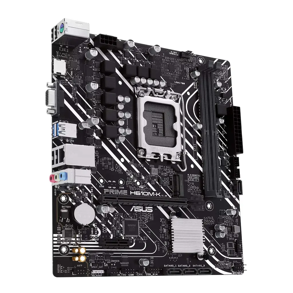 Материнская плата PRIME H610M-K s1700 H610 2xDDR5 M.2 HDMI D-Sub mATX Asus teh0019030 - фото 4