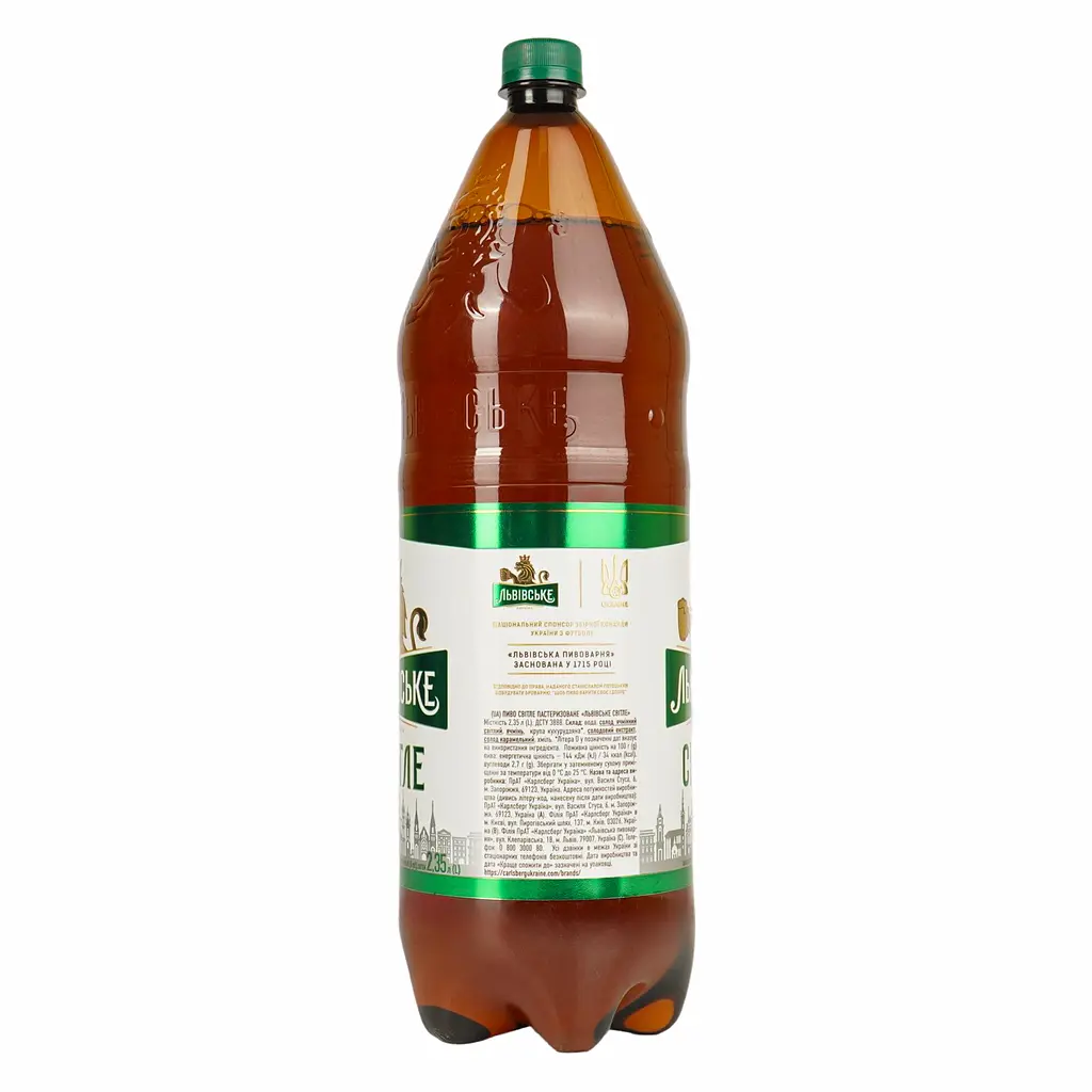 Пиво Львівське світле 4.3% 2.35 л - фото 4
