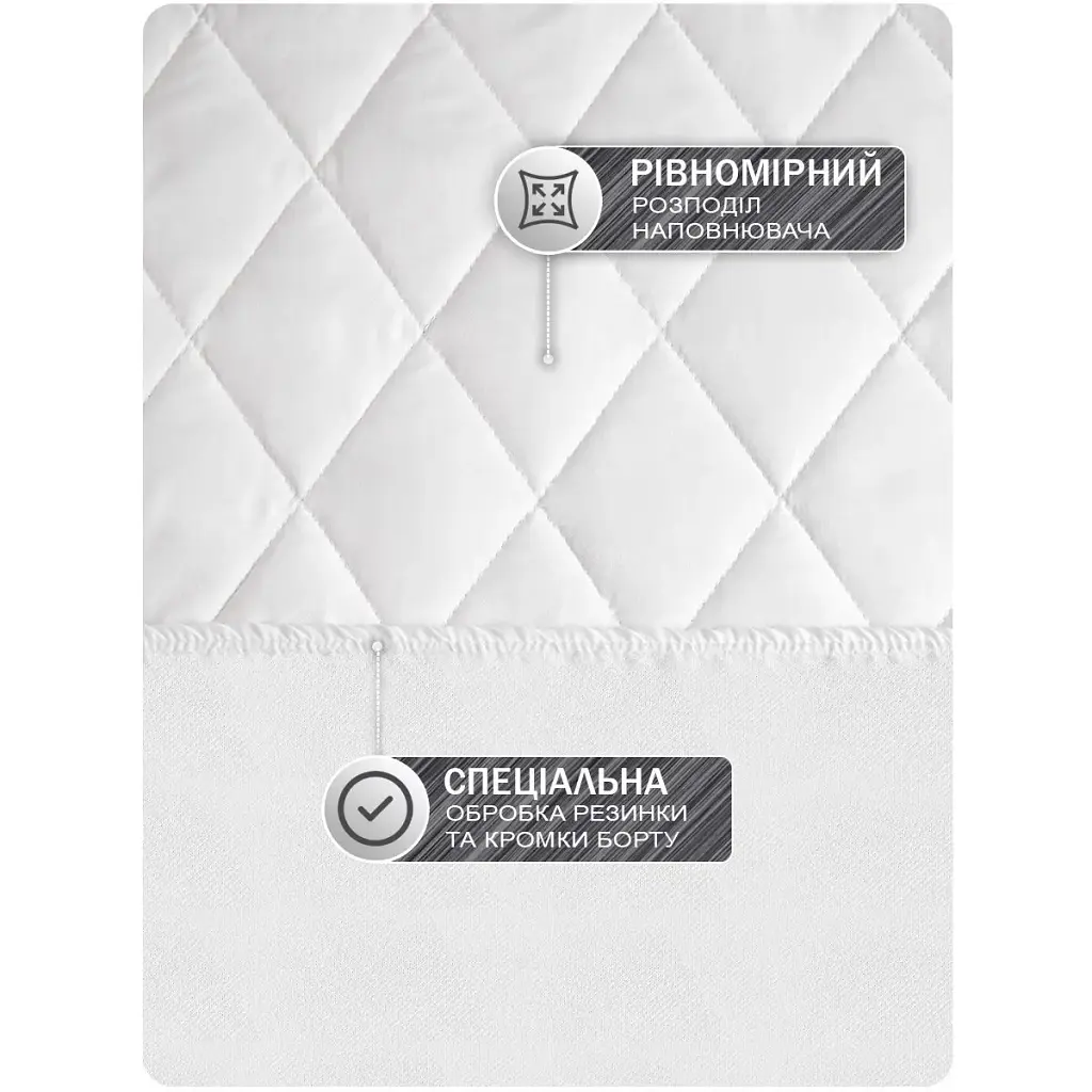 Наматрацник Good-Dream Miro Premium 190х100х30 см білий (GDMPF100190) - фото 3