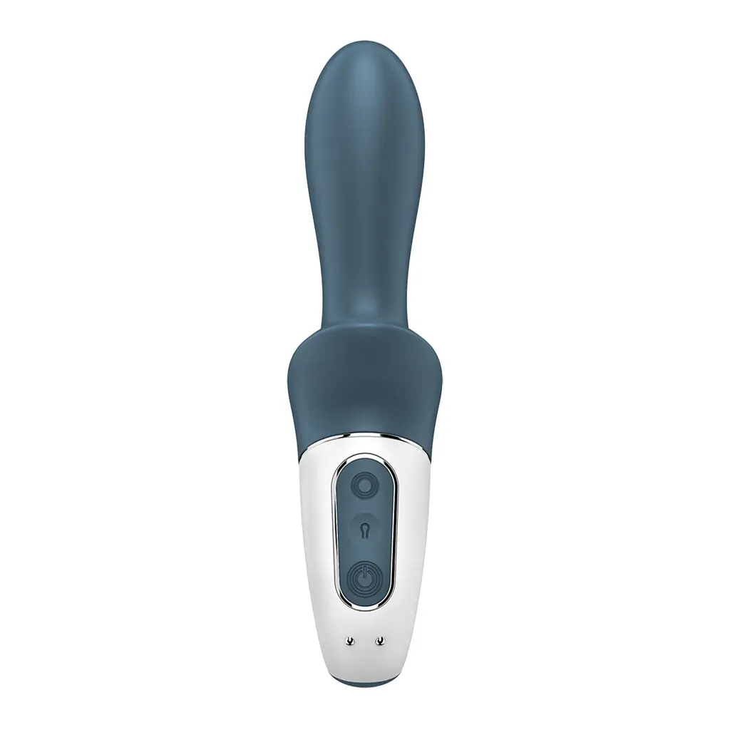 Надувний анальний вібратор Satisfyer Air Pump Booty 2,19х6 см, сірий - фото 2