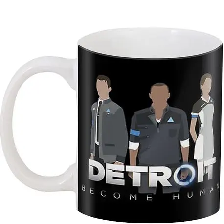 Кружка GeekLand Детройт: Стать человеком Detroit: androids DB.01.029 330 мл белая - фото 3