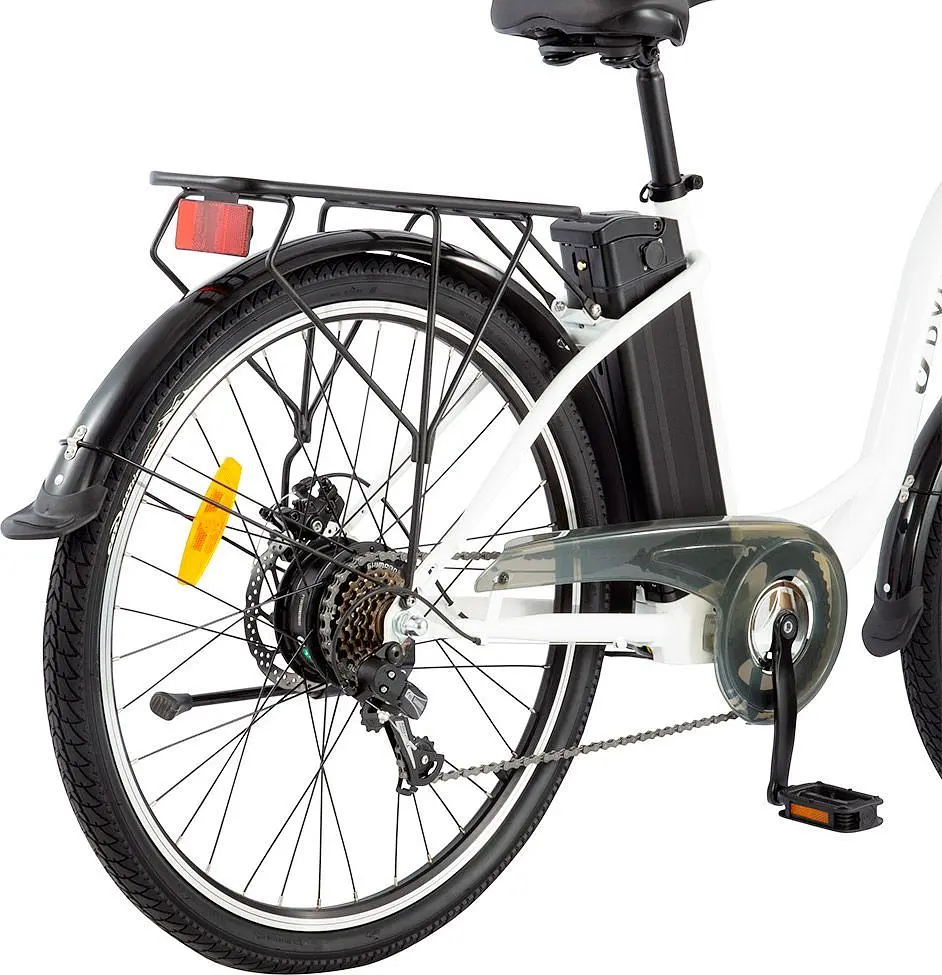 Электровелосипед DYU C6 White [86475] - фото 7