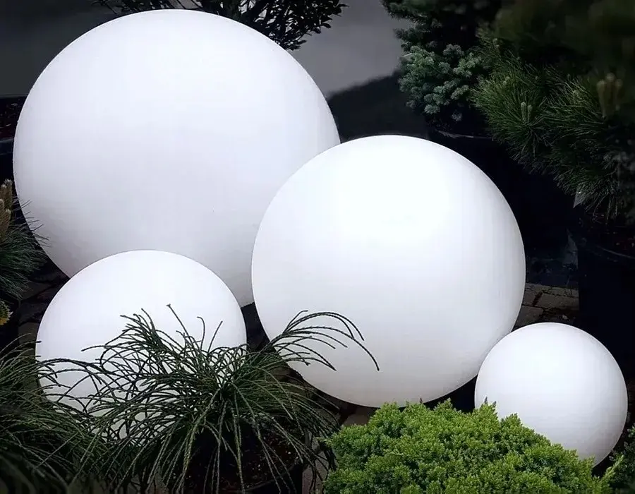 Декоративний садовий світильник SuperLED Balli куля 25 см - фото 7