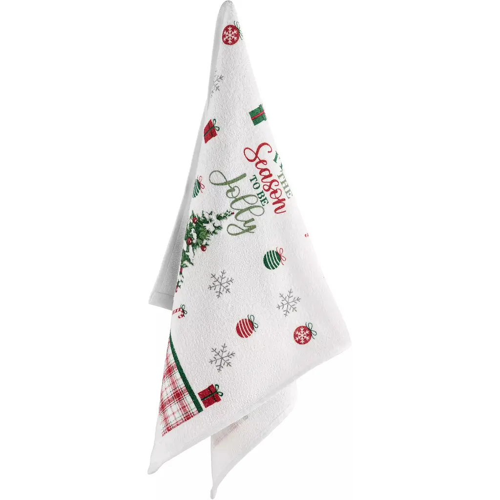 Набір рушничків для кухні Ardesto Christmas Tree 38 x 63 см 2 шт. зелений (ART3863HT) - фото 4