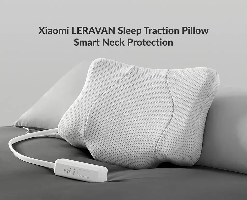 Розумна масажна подушка для шиї Xiaomi LERAVAN Neck pillow - фото 3