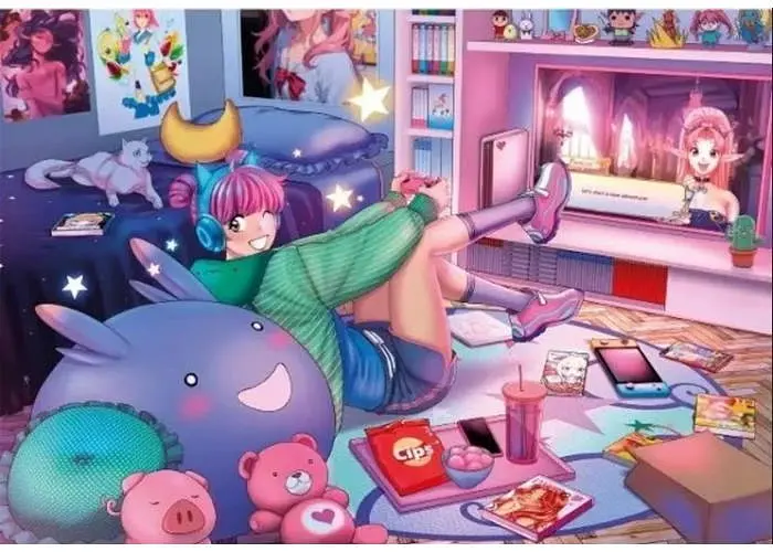 Пазл Clementoni Super: Дівчачий вечір (Super - Game Lovers Puzzle - 300 pcs.), 300 ел. (21722) - фото 2